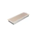KRATKI KRATKA KOMINKOWA PROSTOKĄTNA KREMOWA Z ŻALUZJĄ 170X490 MM