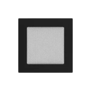 KRATKI KRATKA KOMINKOWA PROSTOKĄTNA CZARNA 170X170 MM