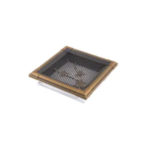 KRATKA KOMINKOWA RETRO ZŁOTA PATYNA 16x16CM PARKANEX