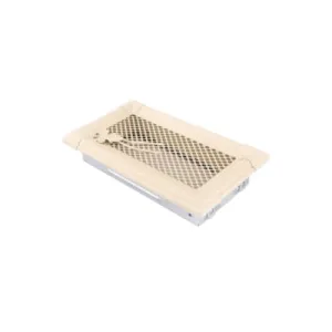 KRATKA KOMINKOWA RETRO KOŚĆ SŁONIOWA 10x20CM 