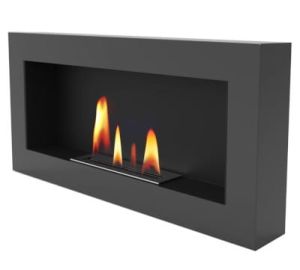 UNIFLAM BIOKOMINEK 90x40CM BOX GRAFIT BIO2-90X40-BOX-G