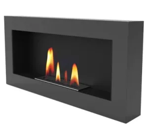 UNIFLAM BIOKOMINEK 90x40CM BOX GRAFIT BIO2-90X40-BOX-G