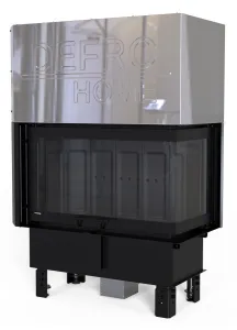 DEFRO HOME WKŁAD KOMINKOWY STALOWY INTRA M BOCZNY PRAWY ( BP ) GILOTYNA CERAMITON 13kW