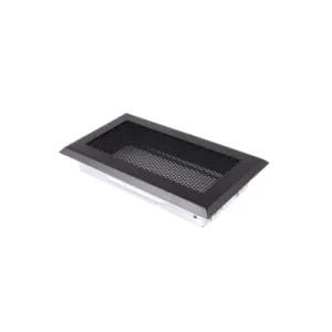 KRATKA KOMINKOWA CZARNY MAT 10x20 CM 