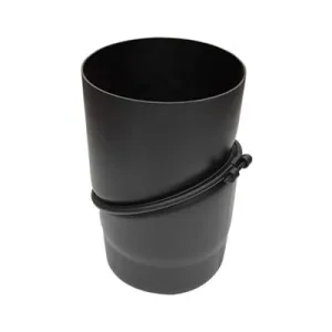 KRATKI KOLANO STALOWE CZARNE FI 180 45 S