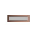 KRATKI KRATKA KOMINKOWA PROSTOKĄTNA MIEDŹ GALWANICZNA 110X320 MM