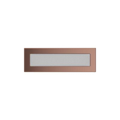 KRATKI KRATKA KOMINKOWA PROSTOKĄTNA MIEDŹ GALWANICZNA 110X320 MM