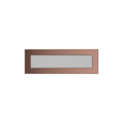 KRATKI KRATKA KOMINKOWA PROSTOKĄTNA MIEDŹ GALWANICZNA 110X320 MM