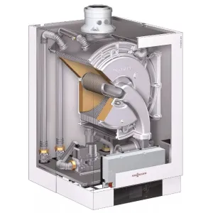 VIESSMANN KONDENSACYJNY KOCIOŁ WISZĄCY VITODENS 200-W 120 KW Z REGULATOREM STAŁOTEMPERATUROWYM B2HAI39