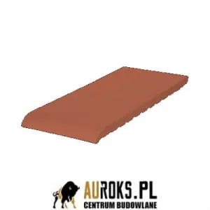KSZTAŁTKA PARAPETOWA KLINKIEROWA KOLOR RUBINOWA CZERWIEŃ 150x120x15 MM KLINKIER PRZYSUCHA