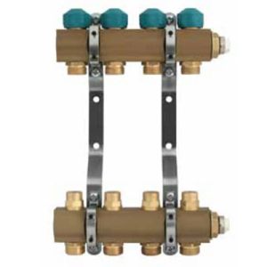 ALTECH ROZDZIELACZ MOSIĘŻNY 1 CAL Z WKŁADKAMI TERMOSTATYCZNYMI I ZAWORAMI ODCINAJĄCYMI 7 OBWODÓW