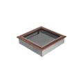 KRATKI KRATKA KOMINKOWA OSKAR MIEDZIANA 220X220 MM