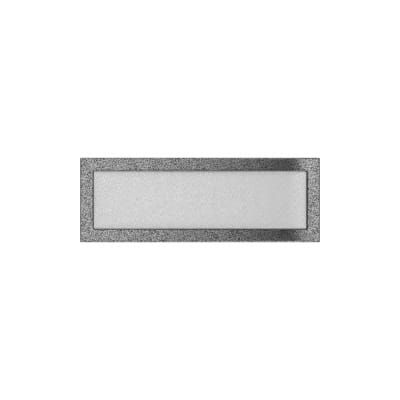 KRATKI KRATKA KOMINKOWA PROSTOKĄTNA CZARNO-SREBRNA 170X490 MM
