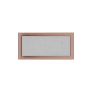 KRATKI KRATKA KOMINKOWA PROSTOKĄTNA MIEDŹ GALWANICZNE 220X450 MM