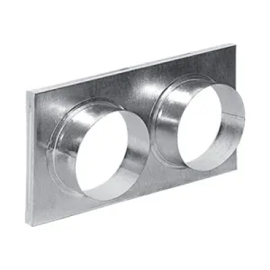 KRATKI PRZYŁĄCZE DO KRATKI KOMINKOWEJ 170X490 FI 2X125