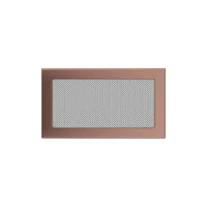 KRATKI KRATKA KOMINKOWA PROSTOKĄTNA MIEDŹ GALWANICZNA 170X300 MM