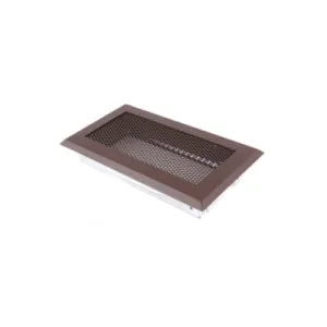 KRATKA KOMINKOWA BRĄZ BROKATOWY 10x20CM 