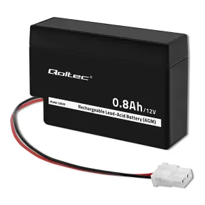 QOLTEC AKUMULATOR AGM 12V 0,8 Ah 53029