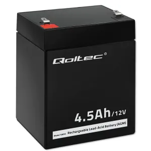 QOLTEC AKUMULATOR AGM 4,5 Ah 12V 53033