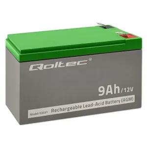 QOLTEC AKUMULATOR AGM 9,0 Ah 12V 53031