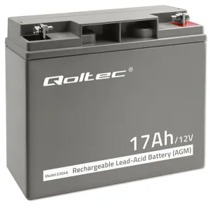 QOLTEC AKUMULATOR AGM 17 Ah 12V 53046