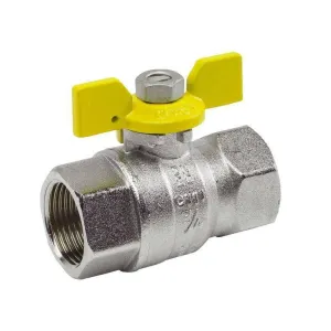 ARCO MINO ZAWÓR KULOWY GAZOWY GW/GW POKRĘTŁO MOTYLKOWE 3/4GW x 3/4GW  - PM103