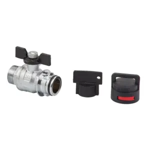 ARCO ZAWÓR DO ROZDZIELACZA MODUŁOWEGO ANTYKAMIENNEGO 3/4GZ x 3/4GZ + POKRĘTŁO +ZAKRĘTKA - 40130