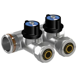 ARCO MODUŁ ROZDZIELACZA ANTYKAMIENNY ASAG 3/4GZ x 3/4GW OBIEG 2 x 16 CHROM - 38030