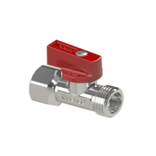 ARCO DELTA MINI ZAWÓR KULOWY 1/2GZ x 1/2GW POKRĘTŁO CZERWONE 208025