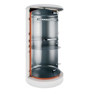 BOSCH STORA BH 500-6 ERZ1 B SREBRNY ZBIORNIK BUFOROWY 500L ZE STALI NIERDZEWNEJ CIŚNIENIE ROBOCZE DO 3 BAR ZOPTYMALIZOWANY DO POMP CIEPŁA MOŻLIWOŚĆ MONTAŻU GRZAŁKI - 7735501570