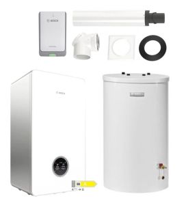 BOSCH PAKIET KOCIOŁ GC7800iW 20 P 23 + ZASOBNIK WD120B + SYSTEM POZIOMY 2574 + MODUŁ INTERNETOWY K30RF + CZUJNIK TEMP. ZEWNĘTRZNEJ SF4 - 8734100869