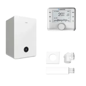 BOSCH PAKIET KOCIOŁ GC5700iWT 24/42S Z WBUDOWANYM ZASOBNIKIEM 42L + REGULATOR CW400 +  SYSTEM 2581 - 8734100707
