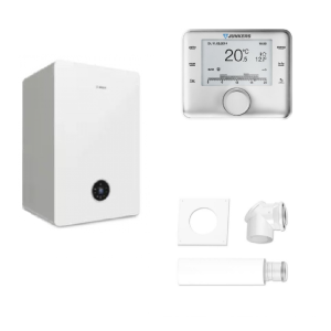 BOSCH PAKIET KOCIOŁ GC5300iWT 24/48 Z WBUDOWANYM ZASOBNIKIEM 48L + REGULATOR CW400 +  SYSTEM 2581 - 8734100708