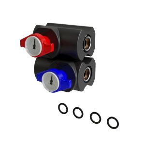 BOSCH ZESTAW CS20-1 - ZAWORY ODCINAJĄCE (2X C.O. 3/4" Z TERMOMETRAMI I IZOLACJAMI) - 7738112833