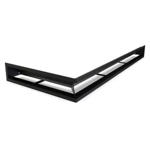 DEFRO HOME KRATKA KOMINKOWA NAROŻNA LEWA TYPU LUFT 910x400x90 (120)