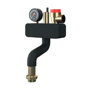 BOSCH GRUPA BEZPIECZEŃSTWA 3 BAR, R1". ZAWIERA MANOMETR, ODPOWIETRZNIK, ZAWÓR BEZPIECZEŃSTWA 3 BAR, IZOLACJĘ. (75 - 100 KW) - 8732965862