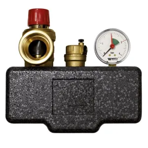 BOSCH GRUPA BEZPIECZEŃSTWA 3 BAR, R1 1/4". ZAWIERA MANOMETR, ODPOWIETRZNIK, ZAWÓR BEZPIECZEŃSTWA 3 BAR, IZOLACJĘ. (150 - 300 KW) - 7736602645