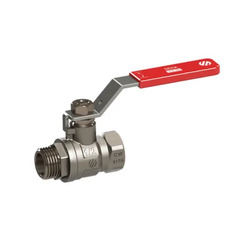 ARCO SENA ZAWÓR KULOWY PN30 DN20 3/4GZ - 3/4GW Z GWINTEM DŹWIGNIA POKRYCIE CZERWONE 150604