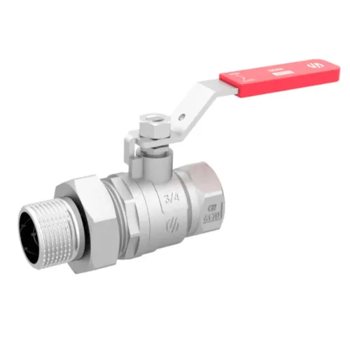 ARCO SENA ZAWÓR KULOWY Z PÓŁŚRUBUNKIEM PN30 GW-GZ Z GWINTEM DŹWIGNIA POKRYCIE CZERWONE 1GW - 1GZ 154205