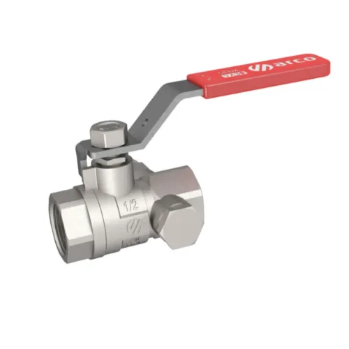 ARCO SENA ZAWÓR KULOWY PURGADOR PN30 GW-GW Z GWINTEM DŹWIGNIA POKRYCIE CZERWONE 1/2GW - 1/2GW 152103