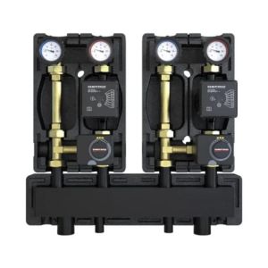 DEFRO DZGP-ECFP-04 GOTOWY ZESTAW POMPOWY DWUOBIEGOWY Z ROZDZIELACZEM - 2X GRUPA MIESZAJĄCA Z SIŁOWNIKIEM - POMPY DEFRO ECOFLOW ENERGY PLUS