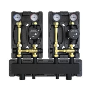 DEFRO DZGP-ECF-05 GOTOWY ZESTAW POMPOWY DWUOBIEGOWY Z ROZDZIELACZEM - 2X GRUPA Z ZAWOREM TERMOSTATYCZNYM - POMPY DEFRO ECOFLOW ENERGY