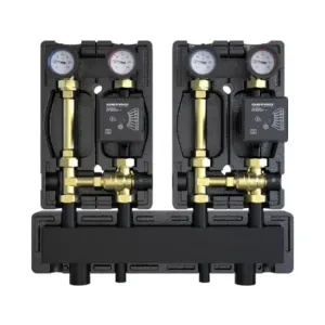 DEFRO DZGP-ECFP-05-SR GOTOWY ZESTAW POMPOWY DWUOBIEGOWY ZE SPRZĘGŁO-ROZDZIELACZEM - 2X GRUPA Z ZAWOREM TERMOSTATYCZNYM - POMPY DEFRO ECOFLOW ENERGY PLUS