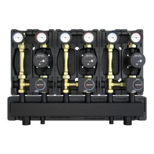 DEFRO DZGP-ECF-08 GOTOWY ZESTAW POMPOWY TRÓJOBIEGOWY Z ROZDZIELACZEM - 3X GRUPA MIESZAJĄCA - POMPY DEFRO ECOFLOW ENERGY