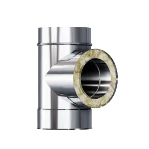 KOMINUS KZD-SLIM TRÓJNIK FI 160 90ST MUFA GR 1 MM IZOLACJA 30 MM