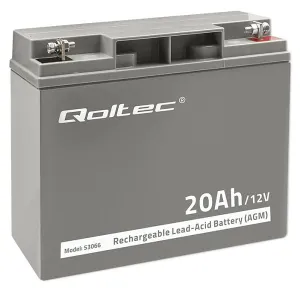 QOLTEC AKUMULATOR AGM 20 Ah 12V 53066