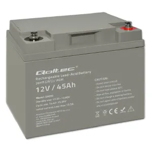 QOLTEC AKUMULATOR AGM 45 Ah 12V 53035
