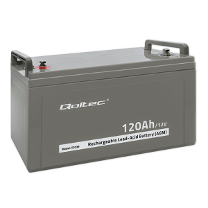 QOLTEC AKUMULATOR AGM 120 Ah 12V 53039