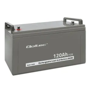 QOLTEC AKUMULATOR AGM 120 Ah 12V 53039