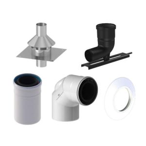 TERMET PAKIET ROZSZERZAJĄCY DO SZACHTU PP/STAL Z Ø60/Ø100 MM NA Ø80 MM T 9000 04 05 02